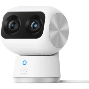 Eufy Indoor Cam S350 - Câmara IP (Wi-Fi) Pan/Tilt 2 Lentes 4K+2K c/ Zoom híbrido - p/ interior