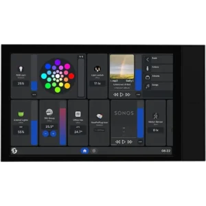 Shelly Wall Display XL Black - Ecrã Touch 10.1'' de Parede p/ Controlo Centralizado c/ Relé 1500W + Wi-Fi 6 e BT 5.4 - Preto