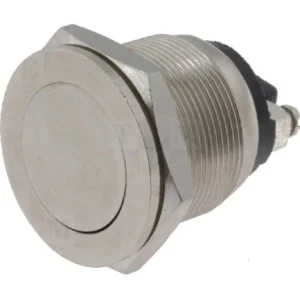 Botão interruptor de pressão anti-vandalismo unipolar SPST OFF-(ON) 250VAC 2A