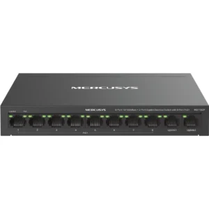 Mercusys MS110CP - Switch 10P (8 PoE+ 10/100Mbps) + 2P Gigabit - 65W