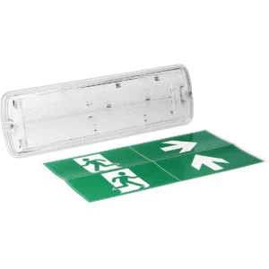Adviti METU - Armadura de emergência LED 2.7W 6000K 190lm (3h) + pictogramas - IP65