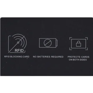 Cartão de Bloqueio RFID/NFC 13.56 MHz (Anti-Skimming) para Carteira