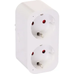 ATLO P2F-TUYA - Tomada dupla Inteligente Wi-Fi c/ medidor de consumo 3680W (compatível c/ Tuya)