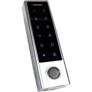 PNI DK350 - Leitor de controlo de acesso c/ PIN + RFID 125 kHz + impressão digital + app Tuya Smart (Wi-Fi) - teclado retroiluminado IP66
