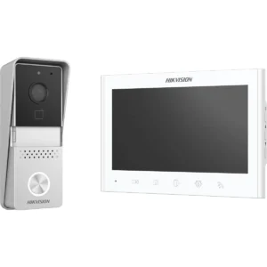 Hikvision DS-KIS102-P/Surface - Videoporteiro de superfície com câmara 800TVL e display de 7'' a cores (2 fios)