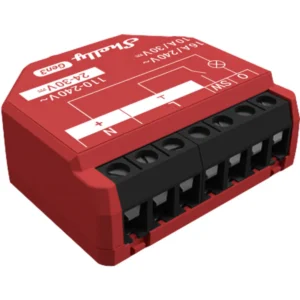 Shelly 1PM Gen3 - Módulo interruptor para automação WiFi com medição de energia 110/230VAC 24-30VDC - 16A