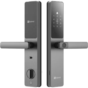 Ezviz DL05 - Fechadura inteligente c/ Wi-Fi, Bluetooth, impressão digital, teclado numérico, cartão RFID, Pilhas AA - IP65