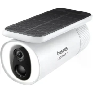 Baseus Security S1 Outdoor S0SW002130 - Câmara IP (Wi-Fi) 2K 3MP c/ painel solar p/ exterior - IP67