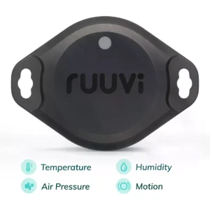Ruuvi Tag Pro 4in1 - Sensor ambiental Bluetooth 4-em-1 (Temp. + Humidade + Pressão Atmos. + Movimento) IP67