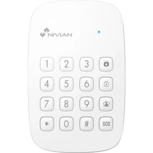 Nivian NVS-K1A - Teclado independente adicional sem fio com leitor RFID para alarme Nivian Smart