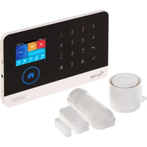 ATLO AZ-WG13A-TUYA - Kit alarme WiFi+GSM+4G c/ painel táctil e leitor RFID até 30 dispositivos (compatível c/ Tuya)