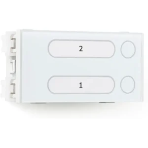 Alcad MPP-012 - Módulo de 2 botões simples p/ botoneira USOA