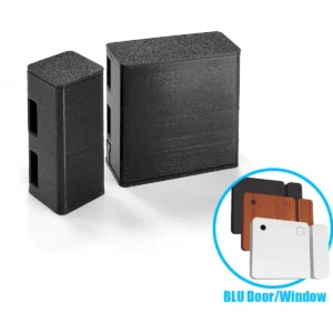 Mauser BLUBOX - Caixa para sensor Shelly BLU Door/window para exterior IP44 (fixação c/ braçadeiras) - preto