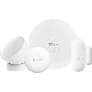 Ezviz CS-B1-A0-A34 - Kit de alarme sem fio (Zigbee) com Gateway + sensor PIR + sensor magnético + botão