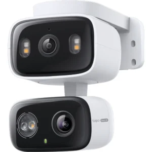 TP-Link TAPO C246D - Câmara IP (Wi-Fi) Pan/Tilt 2K Lente Dupla 2.8mm IR 12m - IP65