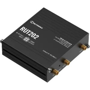 TELTONIKA Networks RUT202 - Router industrial 4G LTE Cat 4 Dual SIM c/ 2 portas Ethernet + Wi-Fi