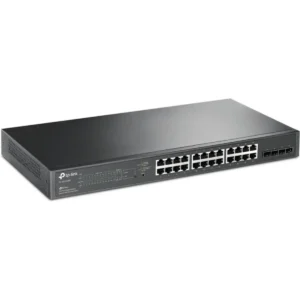 TP-Link TL-SG2428P - Switch 24P (24PoE) + 4 SFP Gigabit Jetstream Smart L2+, montável em Rack