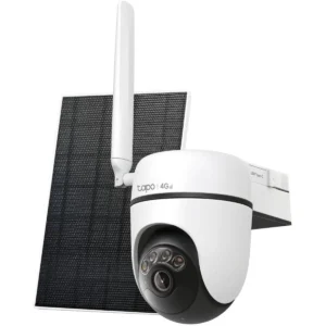TP-Link Tapo C615G kit - Câmara IP (4G LTE) Pan/Tilt 2K 3MP c/ bateria, IA, IR e Painel Solar - IP65