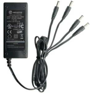 Fonte de alimentação 12VDC 5.0A 60W c/ 4 fichas DC 5.5x2.1mm