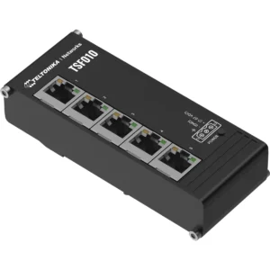 TELTONIKA Networks TSF010 - Switch 5P 10/100Mbps para calha DIN de baixo perfil