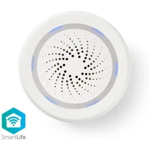 Nedis WIFISI10CWT - Sirene inteligente Wifi 85dB 65x30mm (compatível c/ Tuya) SmartLife