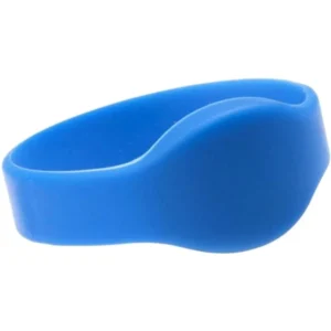 Pulseira TAG de proximidade por radiofrequência em silicone - Azul - MIFARE 13.56MHz