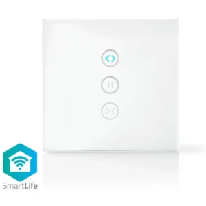 Nedis WIFIWC10WT - Controlador touch de cortinas/estores eléctricos c/ WiFi (compatível c/ Tuya) SmartLife