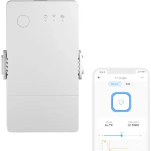 Sonoff TH Origin - THR320 - Módulo Inteligente de Temperatura e Humidade WiFi (100..240VAC - 20A)