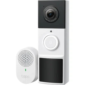 TP-Link Tapo TD21 - Videoporteiro inteligente Wi-Fi 2K 3MP sem fio c/ bateria - IP65