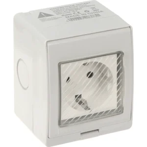 ATLO S1IP5-TUYA - Tomada inteligente Schuko estanque IP55 WiFi 2.4GHz (compatível c/ TUYA)