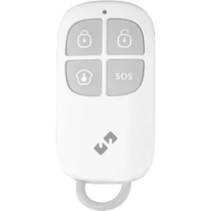 Nivian NVS-RC1 - Comando 4-em-1 (armar/desarmar/parcial/SOS) para alarme Nivian Smart