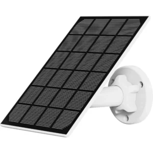 SUN-5V-3W - Painel Solar monocristalino regulável 3.3W para câmaras IP a bateria (5V - Micro-USB) 174x121mm