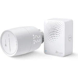 TP-Link Kasa Smart KE100 KIT - Cabeça de Válvula Termostática Inteligente + Gateway WiFi 2.4GHz / RF 868MHz