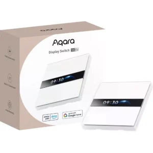 Aqara V1 EU (WS-K02D) - Interruptor de parede Zigbee de 4 botões c/ Display 2.08''