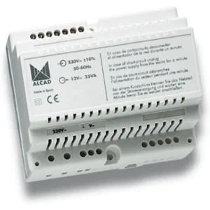 Alcad ALS-020 - Fonte de Alimentação para Videoporteiro 18V 2A - Sistema de 2 Fios