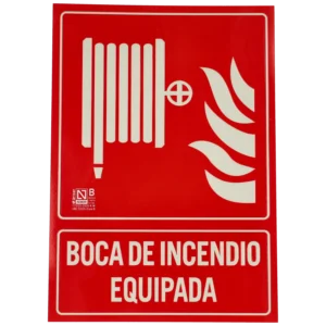 Placa de boca de incêndio (BIE)