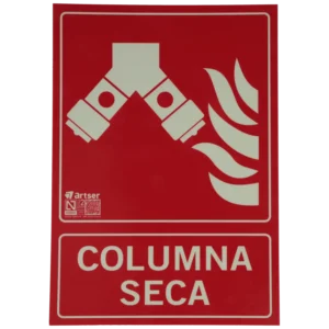 Placa de coluna seca