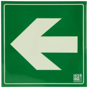 Placa seta à esquerda