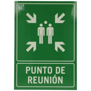 Placa de ponto de reunião