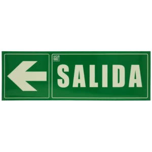 Placa de saída à direita