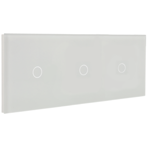 Painel de interruptor triplo com 3 botões