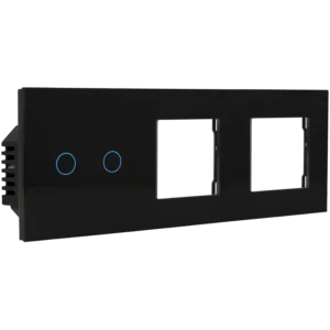 Kit com painel triplo e interruptor