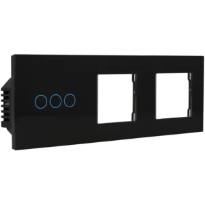 Kit com painel triplo e interruptor