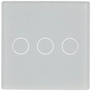 Painel de interruptor simples com 3 botões