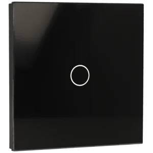 Painel de interruptor simples com 1 botão