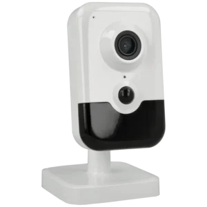 Câmara cubo IP de 4 Mpx e óptica fixa