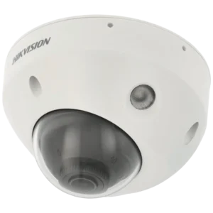 Câmara minidomo IP de 8 Mpx e óptica fixa