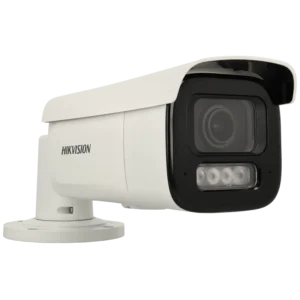 Câmara bullet IP de 4 Mpx e óptica varifocal motorizada (zoom)
