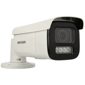 Câmara bullet IP de 8 Mpx e óptica varifocal motorizada (zoom)