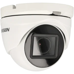 Câmara minidomo 4 em 1 (CVI/TVI/AHD/analógico) de 5 Mpx e óptica varifocal motorizada (zoom)